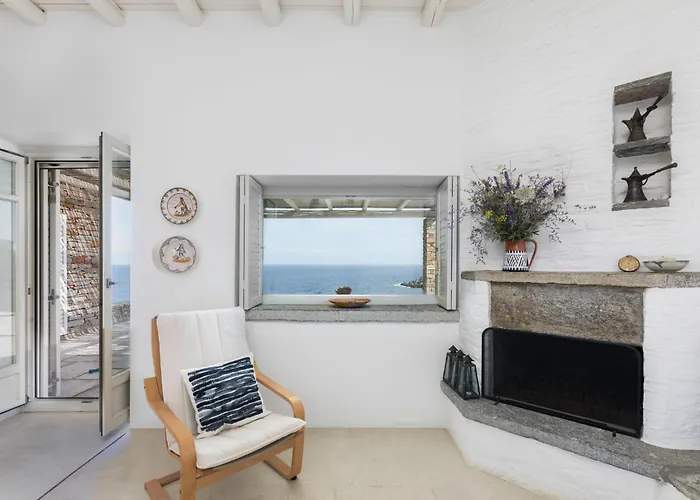 別荘 Kea Seascape - A Cycladic Seaside Retreat Grionisi