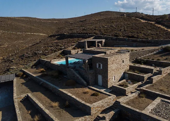 別荘 Kea Seascape - A Cycladic Seaside Retreat *